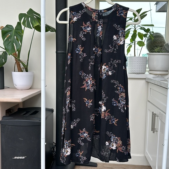 Free People Floral Tree Swing Tunic Dress with Keyhole Neckline - Picture 5 of 8